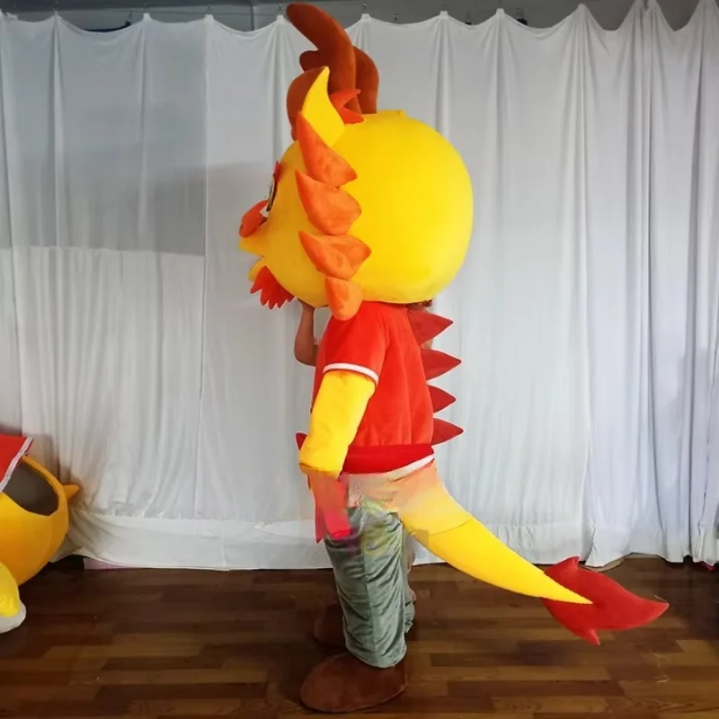 Custom-designed Chinese dragon/lion dance inspired mascot costume