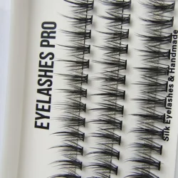 MU003 DIY Hand Made Eyelash Extension Segmented Flase Lashes Dramatic Lash Bundles Soft Ribbon Strip Eyelashes Makeup Lashes NEW
