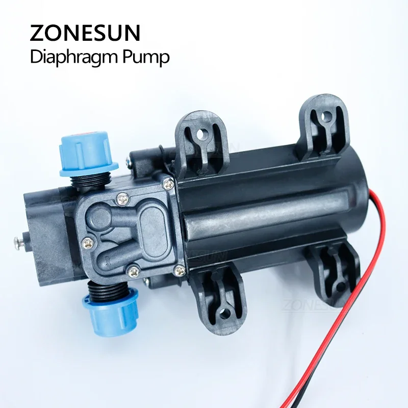 ZONESUN Diaphragm Water Pump For Filling Machine Small Safe High Pressure Self Priming Pump 3.6L/min