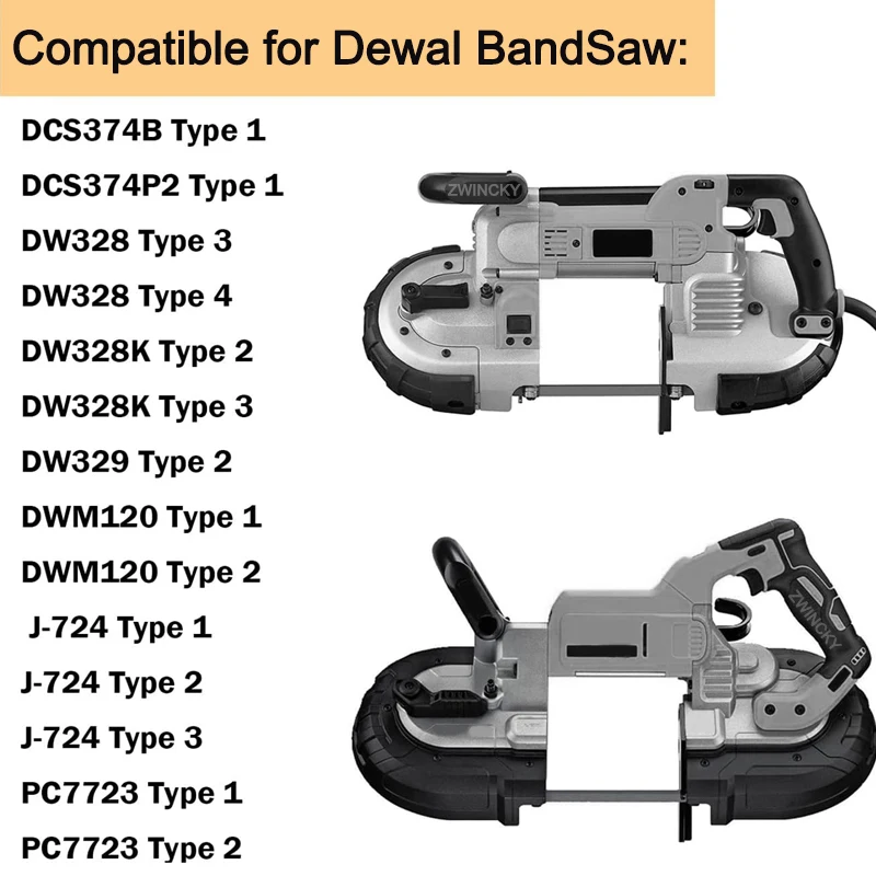 650721-00 Bandsaw Tires for Dewal Band Saw Rubber Tires 514002079 A02807 DCS374 DWM120 Easy To install