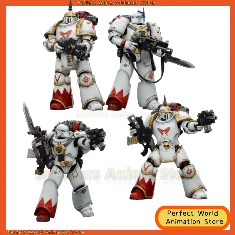 

JOYTOY Warhammer 40K White Scar Legion MKIII MKVItactical legionnaire and motorcycle 1/18 movable figure soldier collection gift