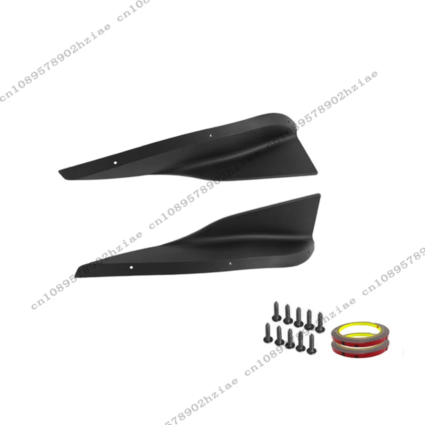 2 قطعة المصد الجانبي المفسد الجانب تنورة ل تسلا نموذج Y Juniper 2025 + عالية الجودة ABS لمعان الأسود الخائن الناشر الجسم أطقم