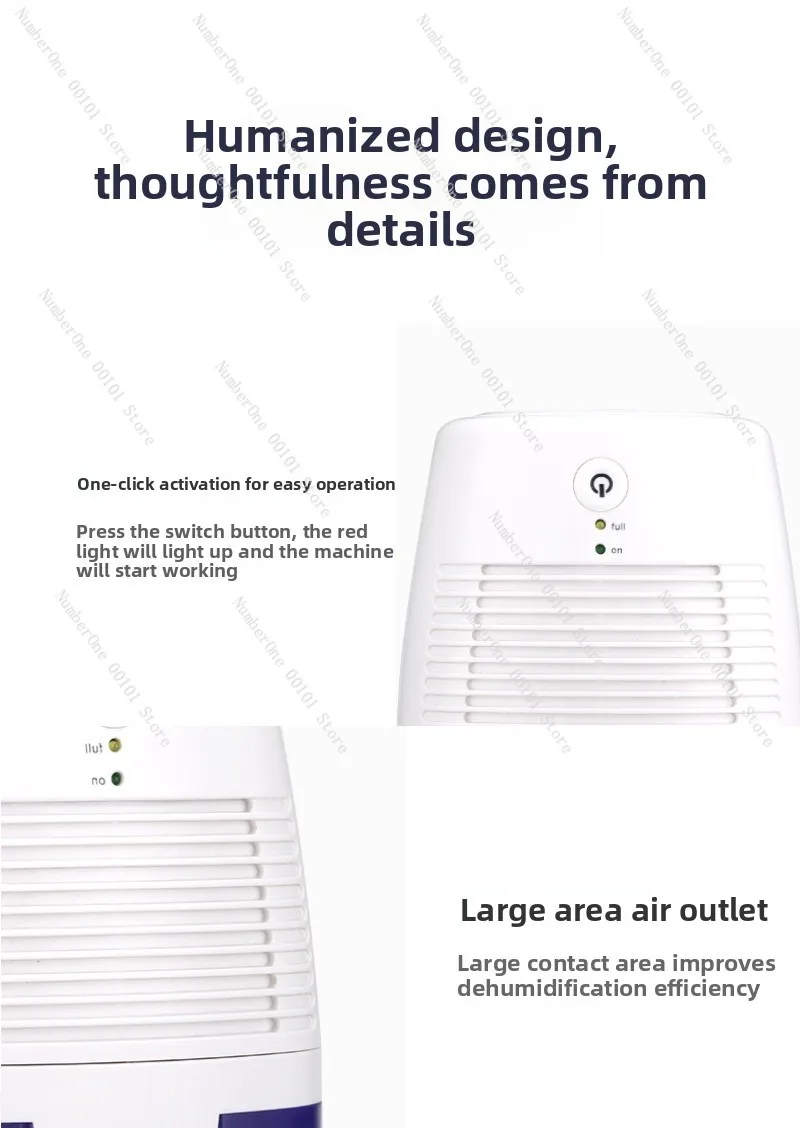Dehumidifier Household Small Dehumidifier Bedroom Dehumidifier Dryer Moisture Absorber