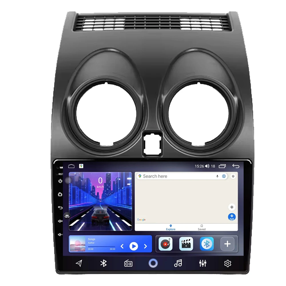 Android 16 Voor Nissan Qashqai 1 J10 2006-2013 Auto Radio Stereo Multimedia Speler GPS Navigatie DVD 5G Hoge prestaties CPU - afbeelding 2