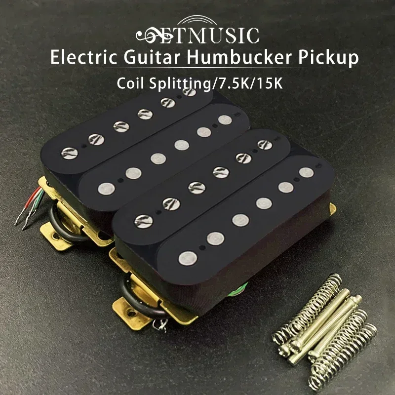 

Humbucker Electric Guitar Pickup Coil Splitting Pickup Humbucker Dual Coil Pickup 4 Conduct Cable N-7.5K/B-15K Output