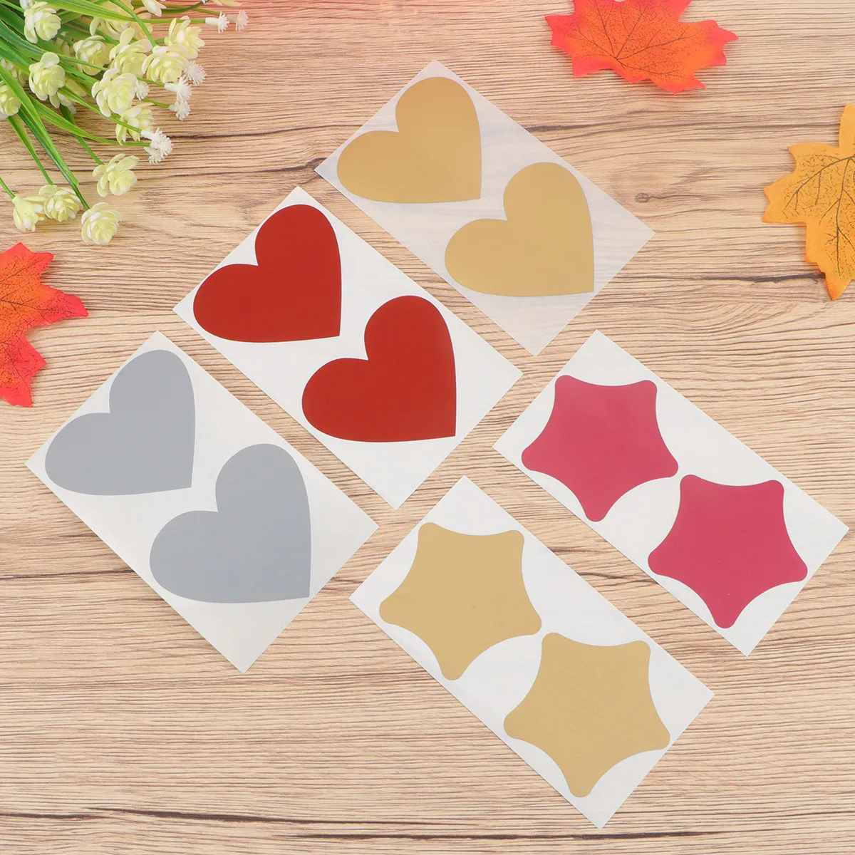 

50Pcs Scratch-Off Stickers Peel Stick DIY Crafts Party Shower Wedding Fundraising Colorful Scratch