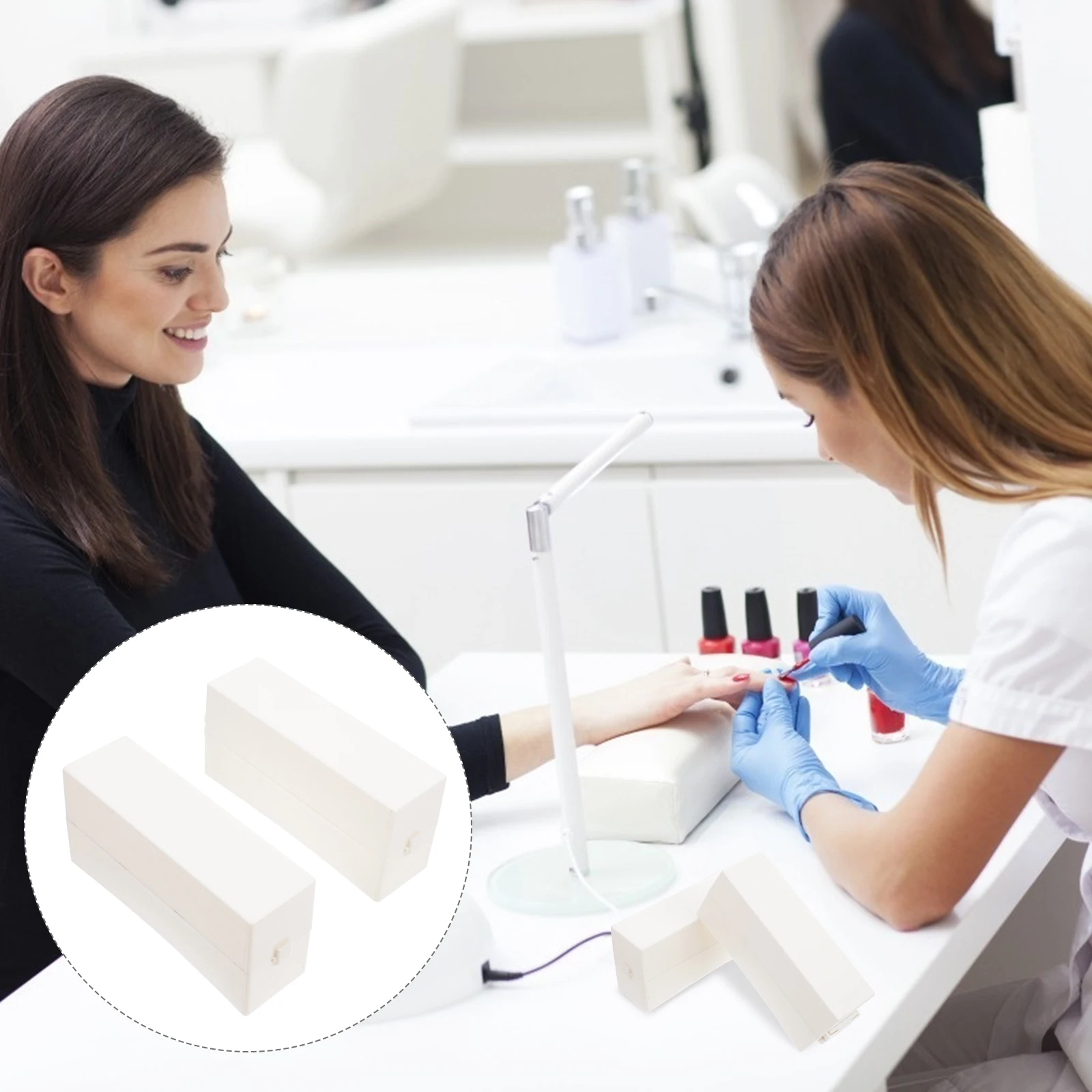 2 Stück Nagelbohrer-Organizer mit 30 Löchern, Schleifkopf-Box, Sicherer Kunststoff-Nagelbohrer-Bits-Aufbewahrung für Professionelle und Heimanwendung