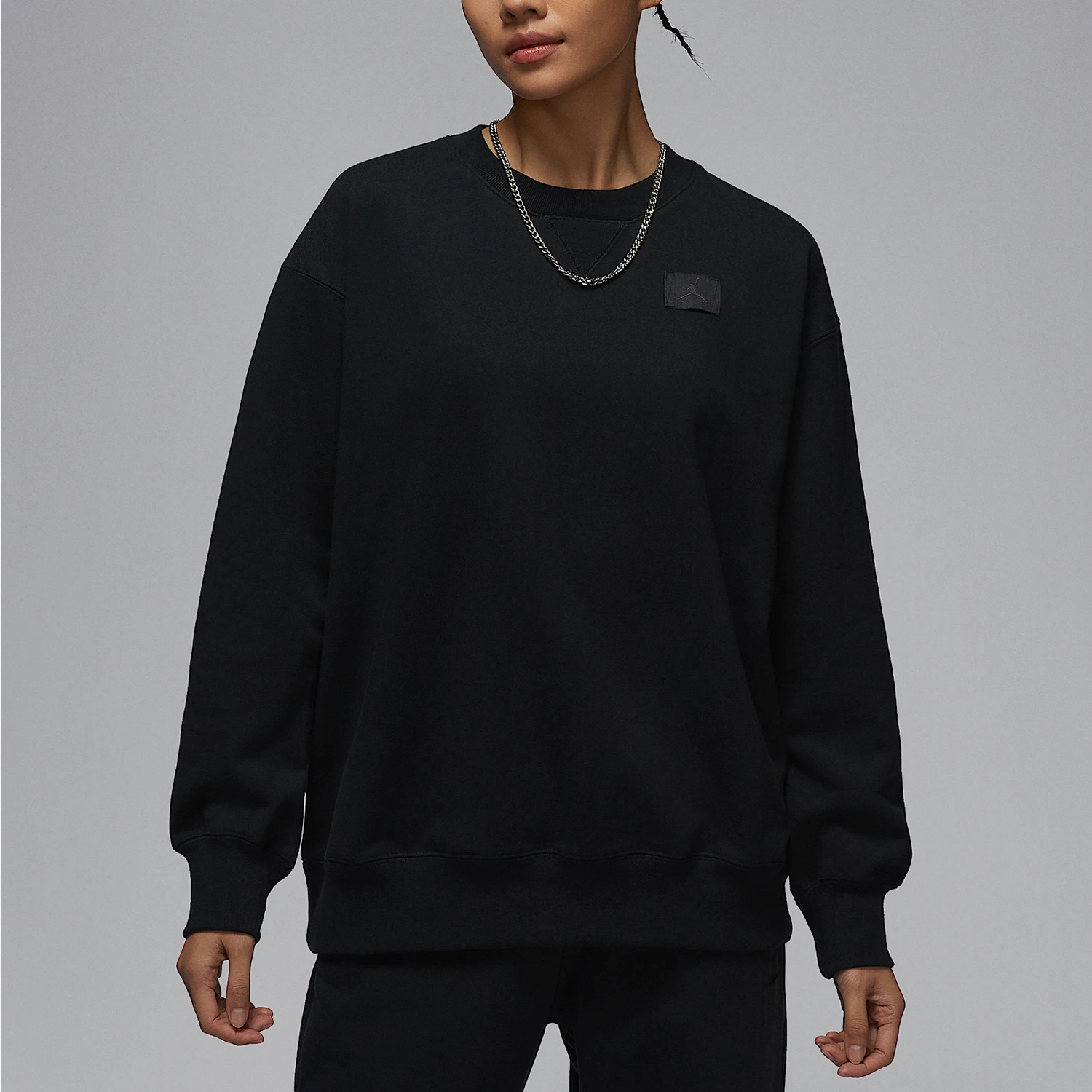 

Официальная женская теплая толстовка большого размера Nike JORDAN HJ1324-010