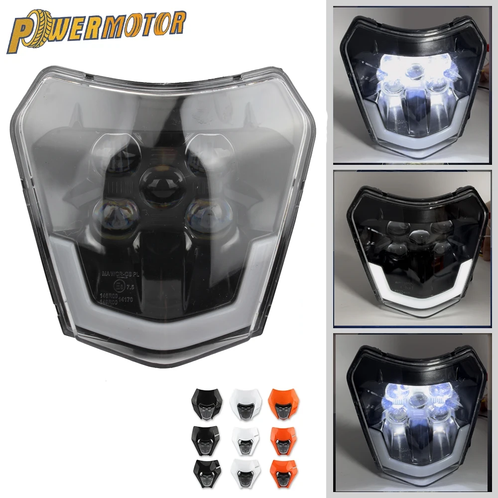 

For KTM Enduro Motocross Headlight LED Wick Headlamp 125-530 EXC EXCF SX SXF XC XCW XCF XCFW Dirt Bike Motorcycle Accessories