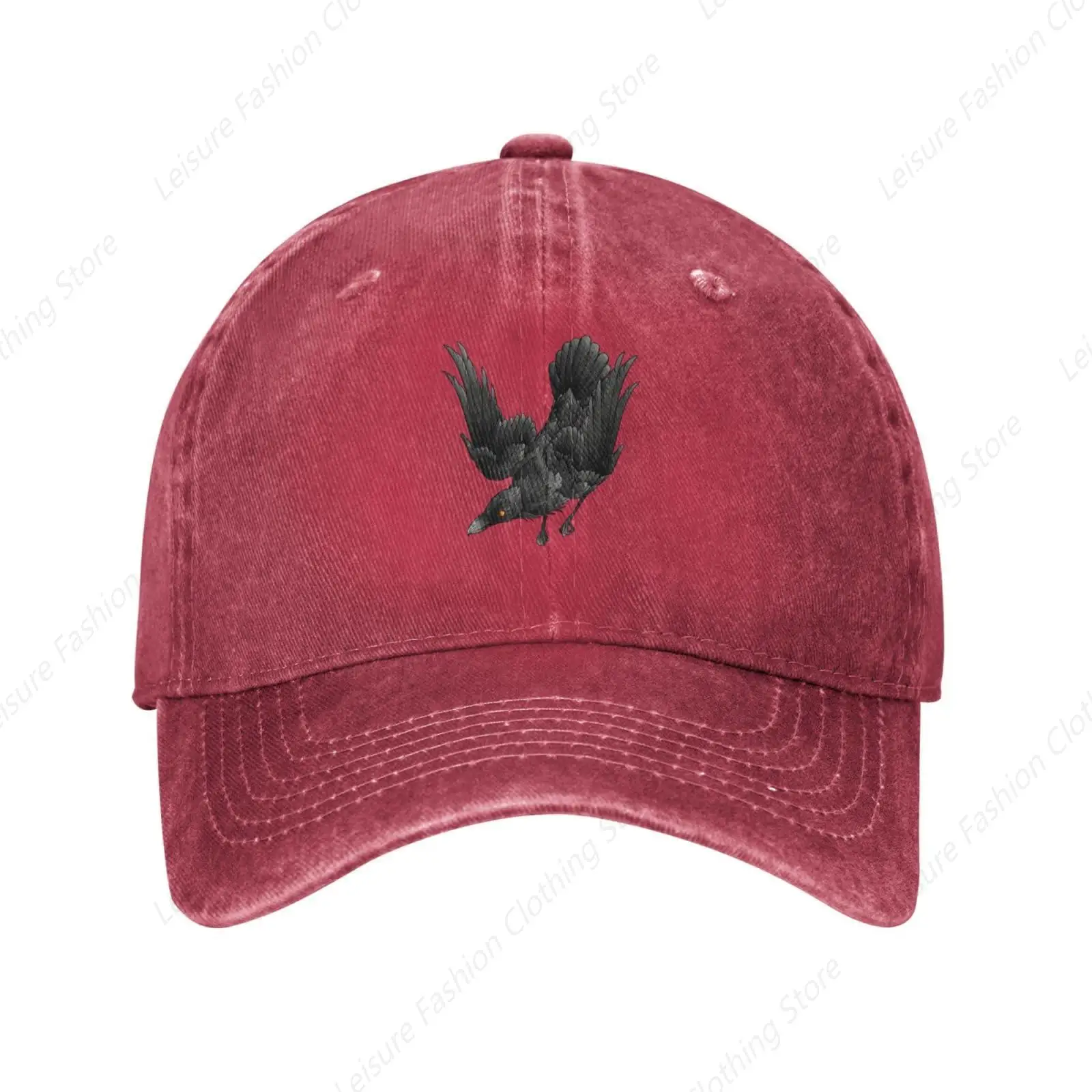

Cool Crow Baseball Cap Women Men Hat Vintage Trucker Sun Caps Dad Cowboy Hats
