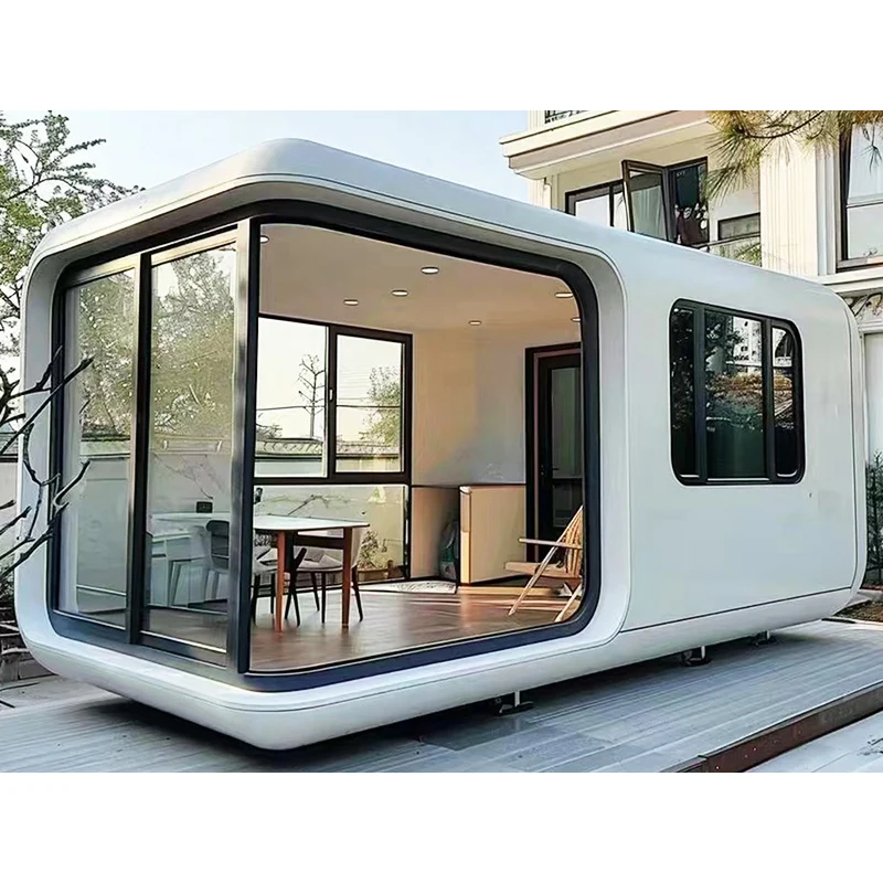 Customization Apple Capsule House Beach Holiday Camp Hotel Brand New Mobile Homes For Sale Shipping Container Luxury Homes