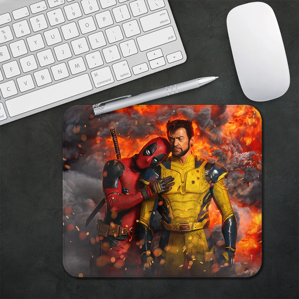 Marvels Deadpools & Wolverines Gaming Mouse Pad XS Small Mousepad For PC Gamer Desktop Decoration Office Mouse Mat Deskmat Rug