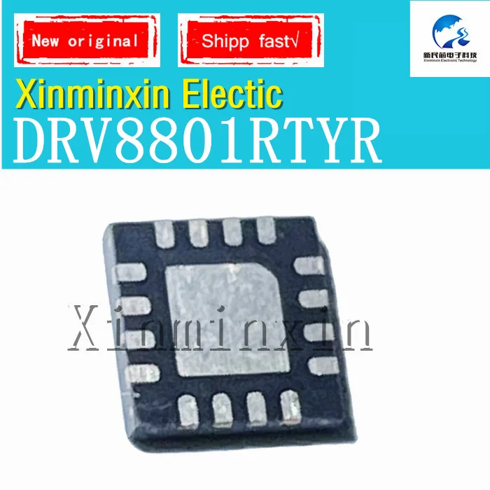 رقاقة IC الأصلية ، DRV8801RTYR ، DRV8801RTY ، DRV8801RTYT ، DRV8801 ، QFN16 ، جديد ، 1 ، قطعة