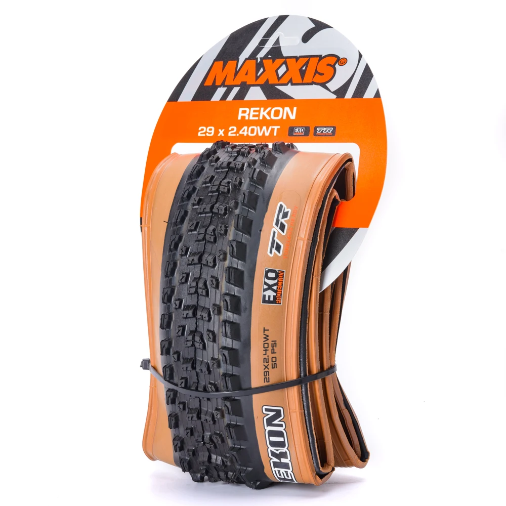 MAXXIS REKON Folding MTB Bicycle Tire 27.5x2.40 29x2.25/2.40/2.60 Original Tubless TR Trail Bike Tyre XC Off-road Cycling Part