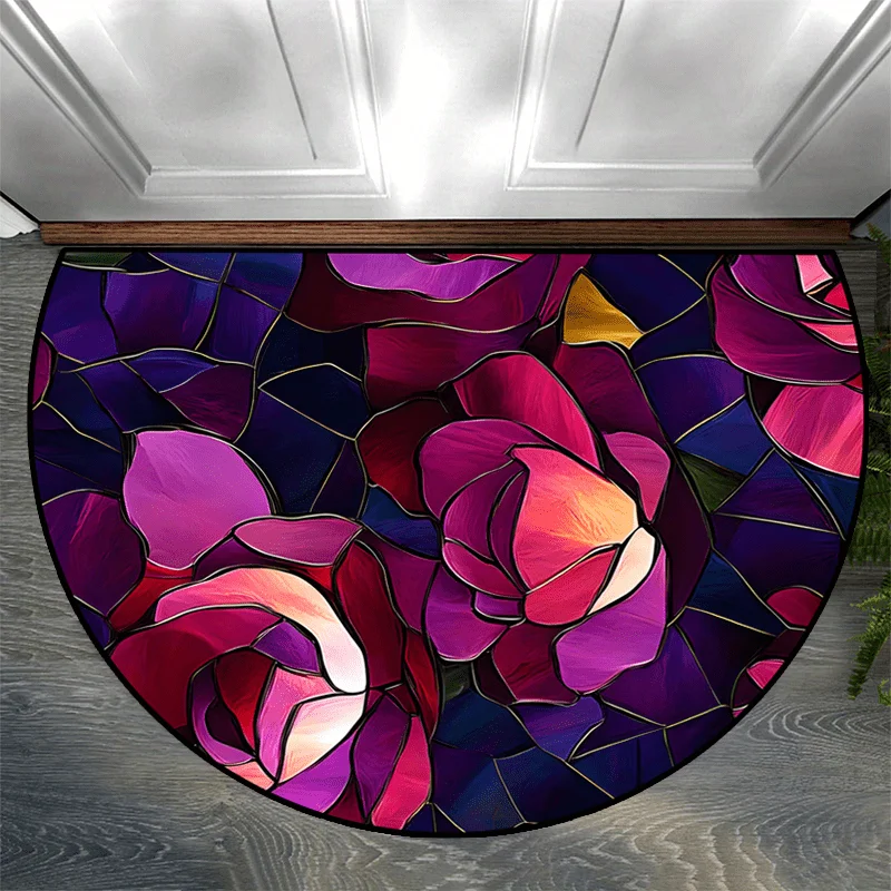 Cool Geometric Welcome Rug Easy Clean Water Resistant Mat Great Gift For Art Lovers And Creative Home Entrance Protection