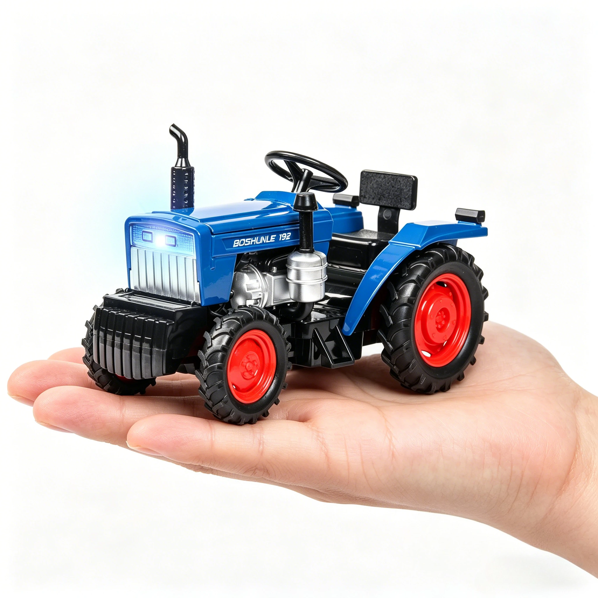 

1:32 Farm Specific Tractor Model Toy Car Alloy Body Simulation Sound Light Pull Back Vehicles Collection for Boys Birthday Gifts