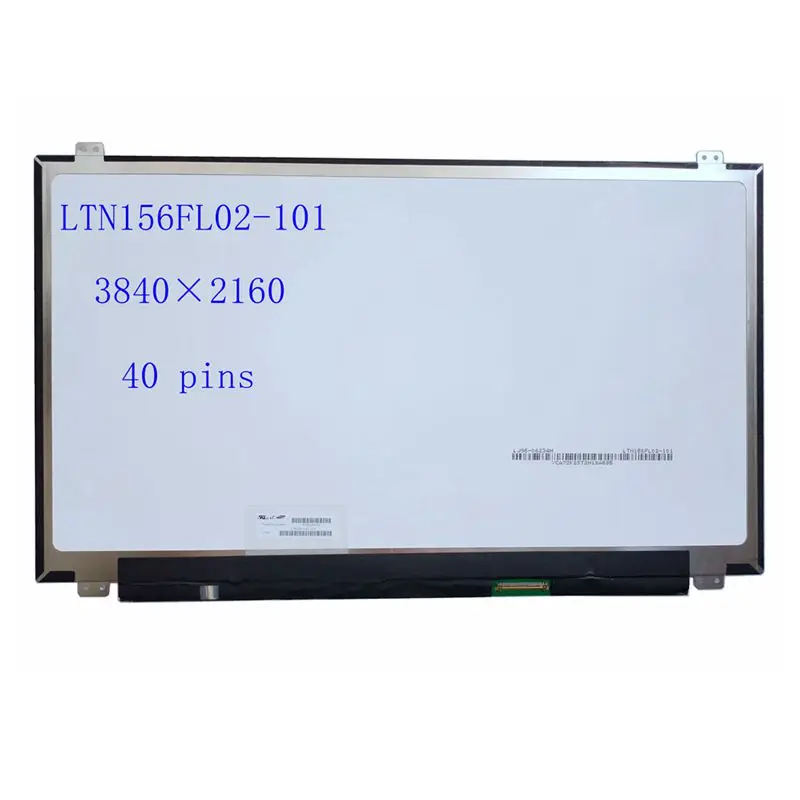 

LTN156FL02-101 LTN156FL02 Slim laptop LED lcd Screen Matrix EDP 40pin 15.6" 4K UHD 3840X2160