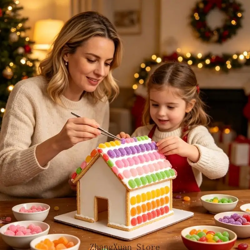 Dekorationen Süßigkeiten-Stil aus Harz für Weihnachten, DIY-Feiertagsdekorationen, 3 x – Detail 4