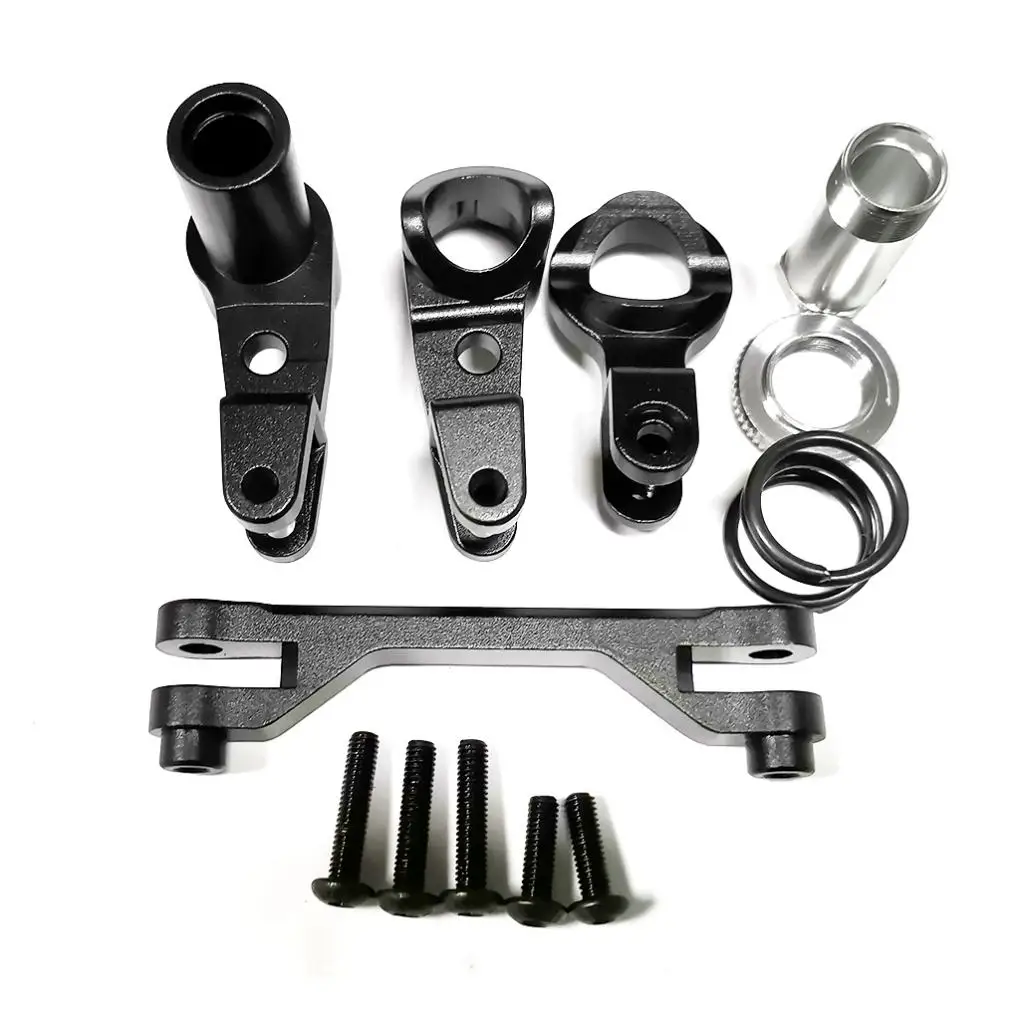 RCGOFOLLOW 4pieces Aluminum Alloy High Precision Steering Servo Saver Complete For 1/7 Rc Steering Servo Saver Complete  UDR