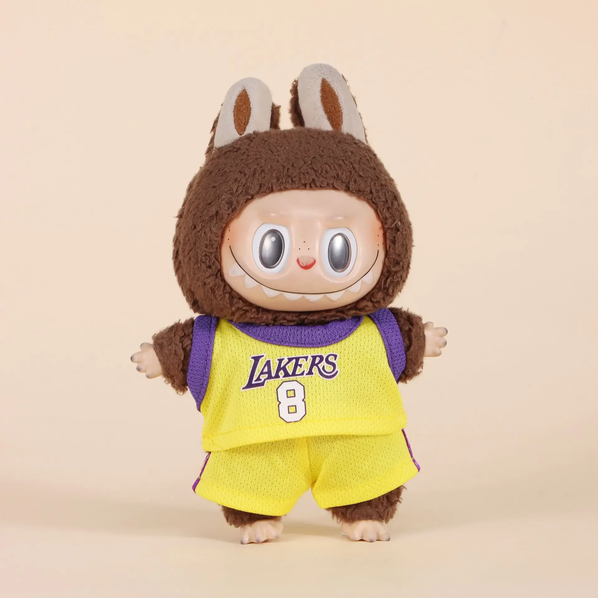 Sale Only Selling Clothes 17cm First Second Generation Labubu Basketball Clothes Cute Doll Decoration Handmade Doll Clothes Gift