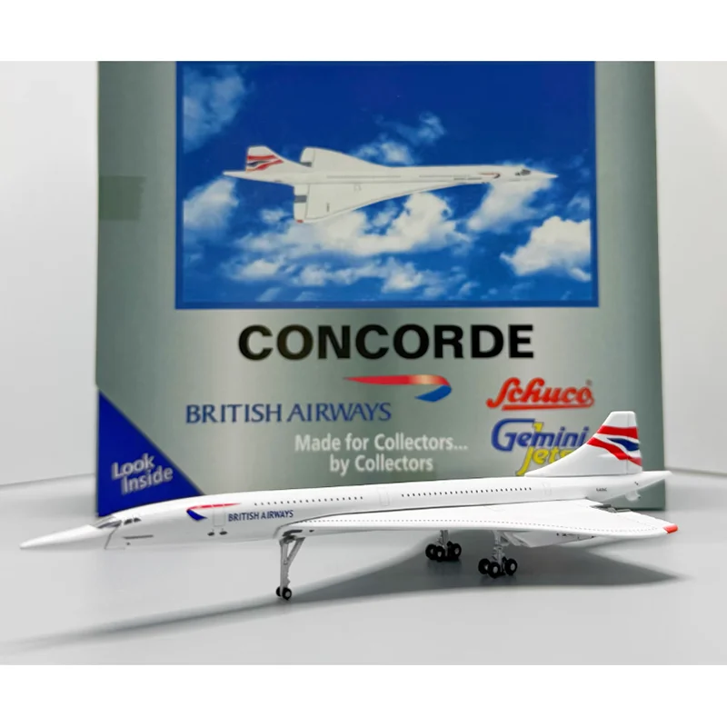1/400 Scale British Airways Supersonic Concorde G-BOAC Air France F-BVFB Alloy Model Collectible Decorative Ornament