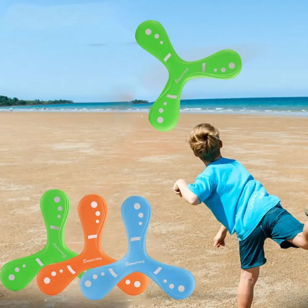 

Fast Catch Returning Flying Boomerang Toy Profesional Returning Three-leaf Boomerang Interactive Funny Throw Catch Game Toy