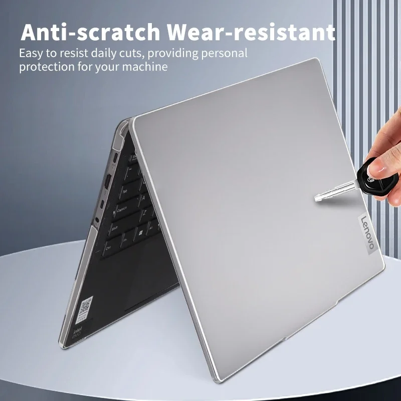 Imagem -02 - Transparente Fosco Laptop para Lenovo Ideapad Slim 14 16 Polegadas Capa Protetora Resistente a Riscos Pvc Casca Dura Case