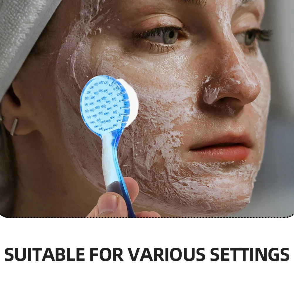 Cepillo Facial de cuerno de cabra, herramienta de limpieza Facial de cerdas suaves, exfoliante profundo de poros, cuidado de la piel, rutina, fregado suave para viajes, 3 uds.