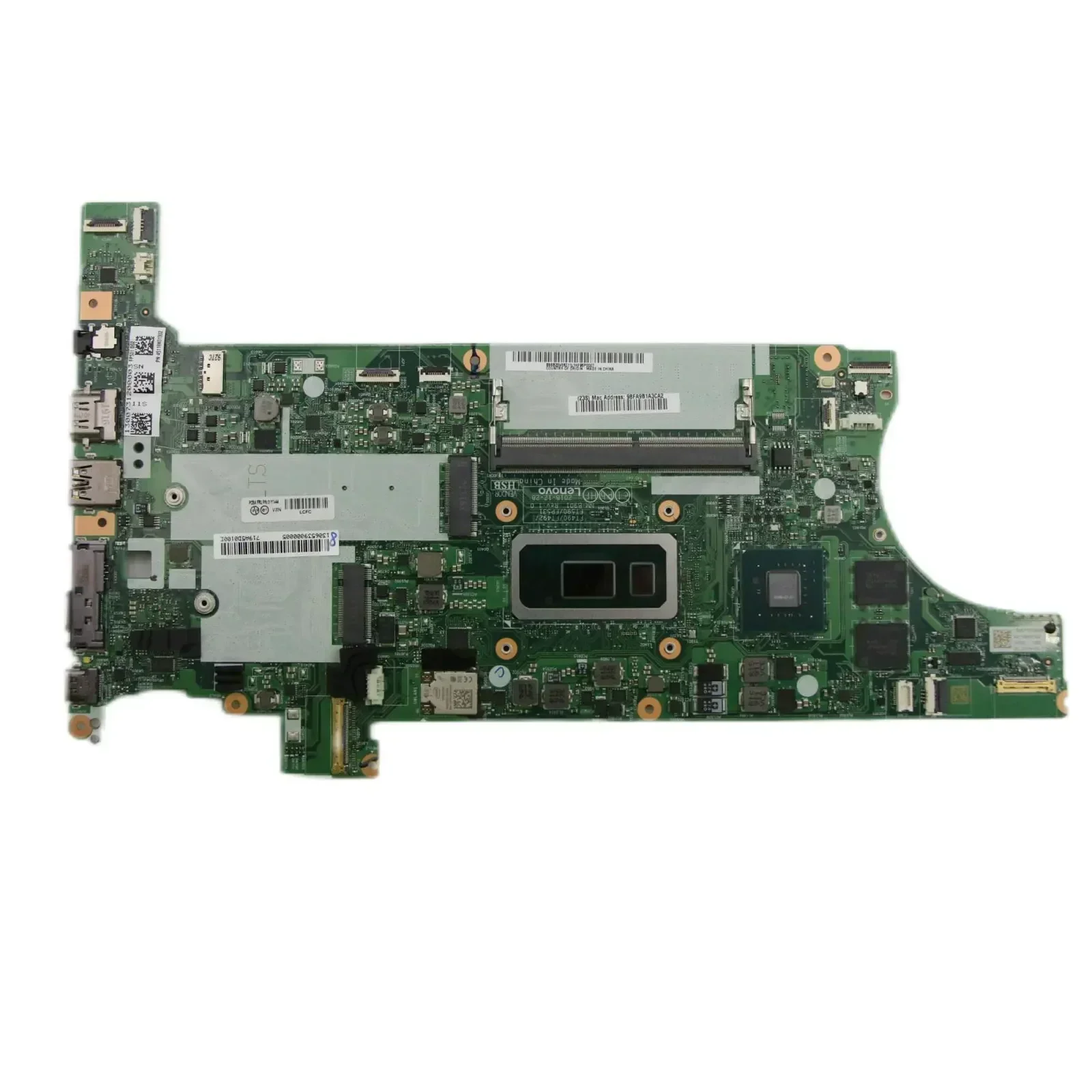 Para lenovo thinkpad p53s placa-mãe NM-B901 mainboard I7-8665U dis 16gb ram ddr4 testado ok