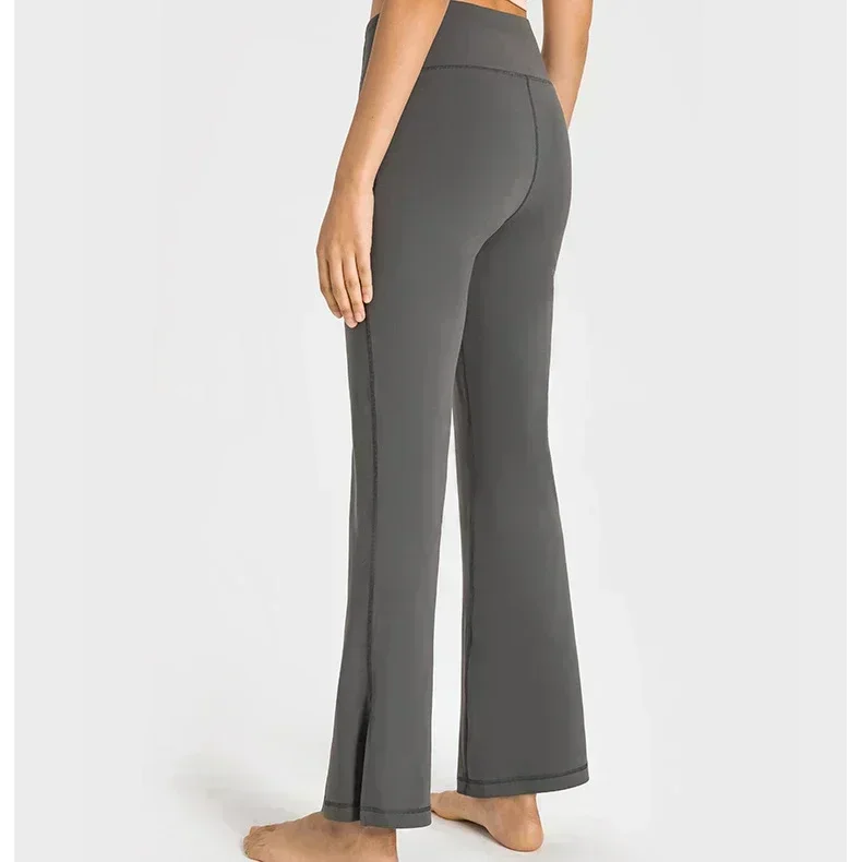 Pantalon de Yoga à Jambes Larges pour Femme, Évasé, Doux pour la Peau, Jogging, brev, Fitness, Jogging, Fjogging, Mode