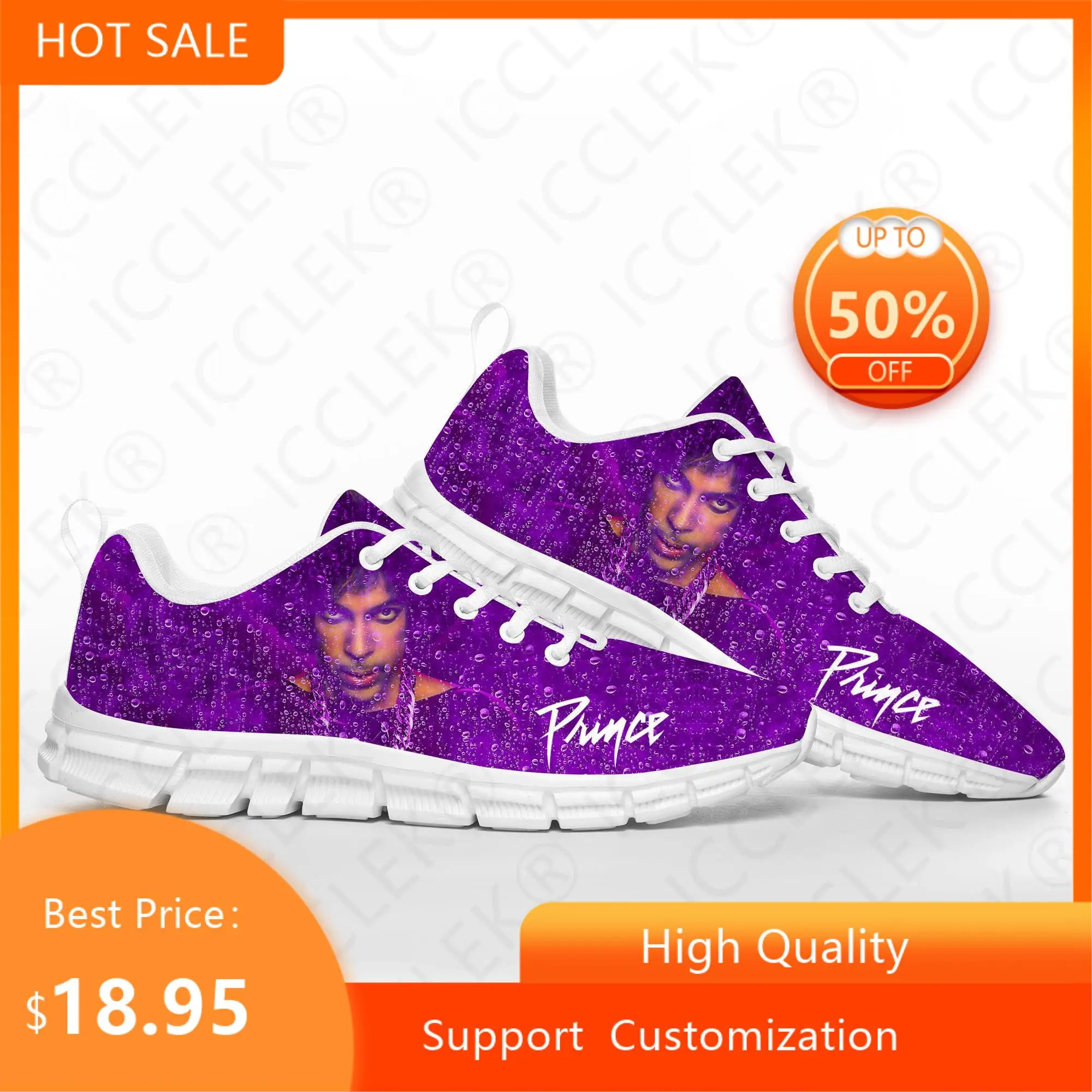 Prince Rogers Nelson Purple Rain Sports Shoes Mens Women Teenager Kids Children Sneakers Casual Custom High Quality Couple Shoes