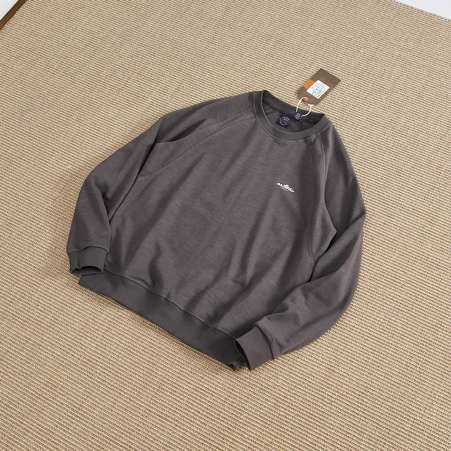 2026 Autumn New American Retro Heavyweight Knitted Sweatshirts Men's Simple 70% Cotton Washed Casual Youth Pullover Sportswear