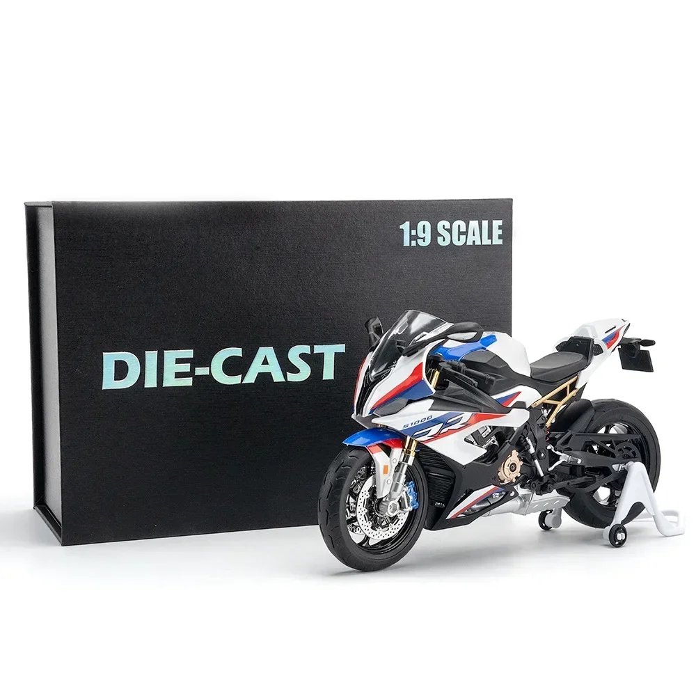 

1:9 BMW S1000RR Kawasaki H2R Motorcycle High Simulation Diecast Car Metal Alloy Model Car decoration display collection gifts