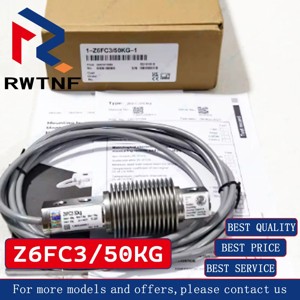Brand New Genuine HBM Z6FC3/50KG HBM Sensore di pesatura bilancia a nastro tubo corrugato in acciaio inossidabile, magazzino originale al 100%