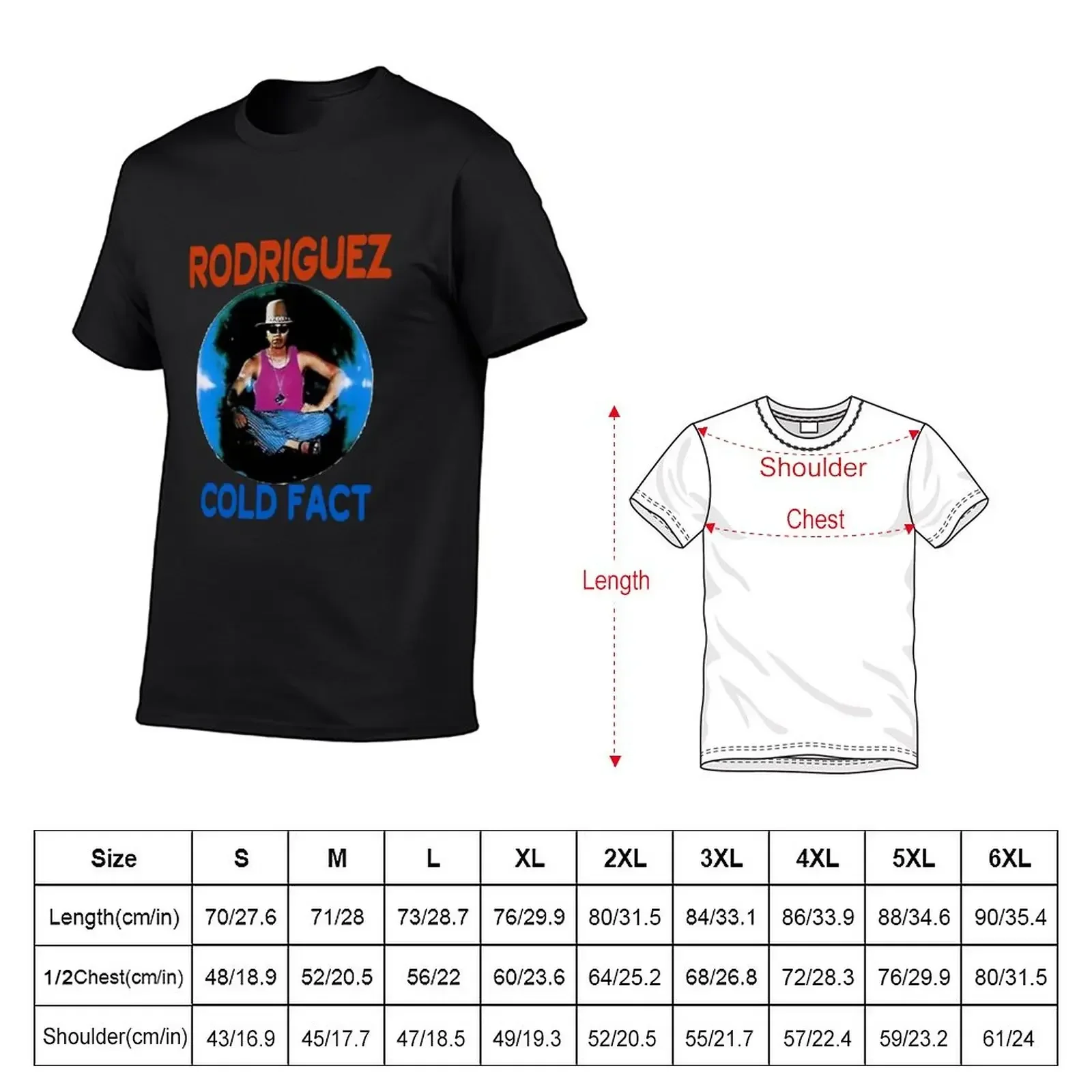 Sixto Rodriguez Cold Fact T-Shirt vintage blanks oversized fruit of the loom mens t shirts