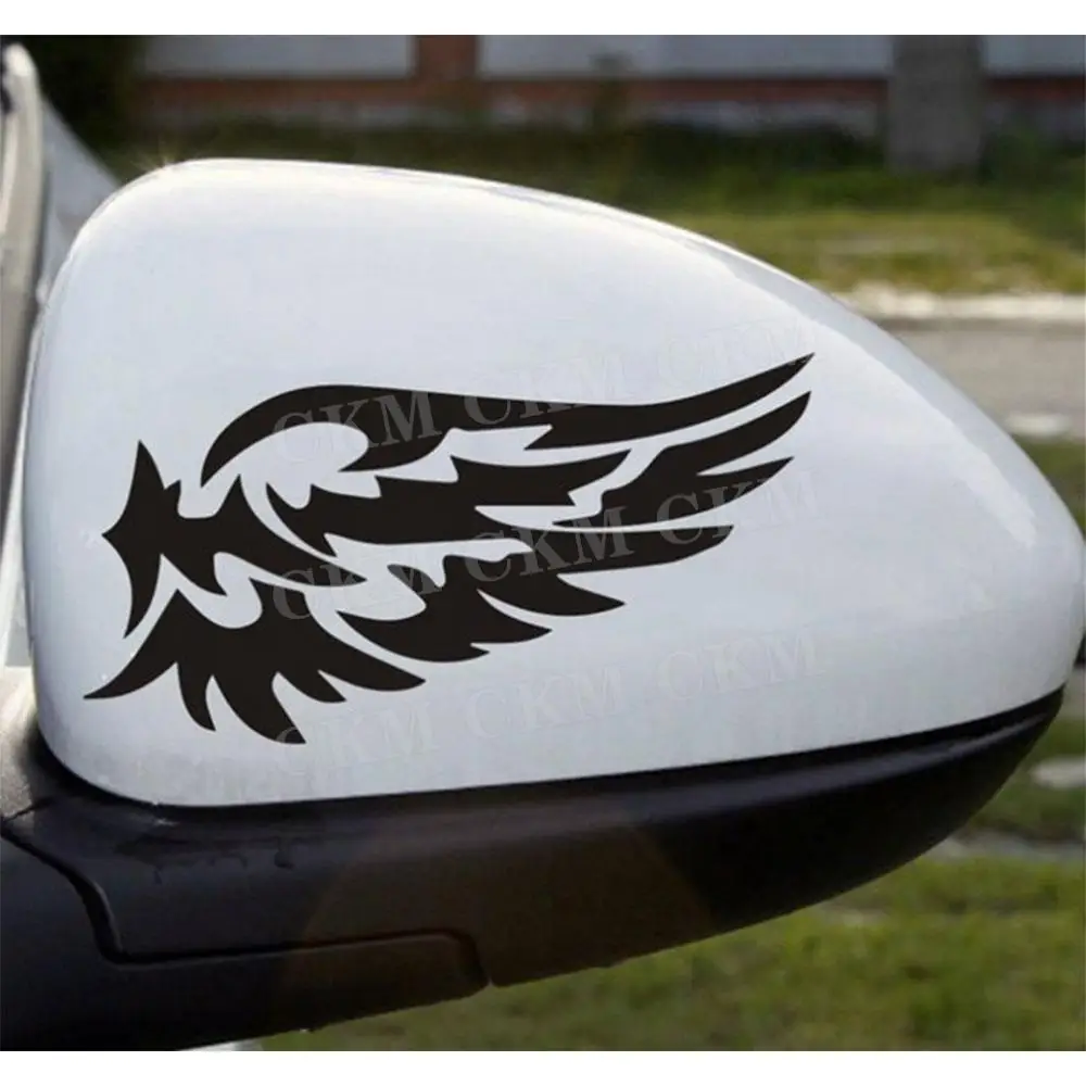 Car Sticker 3D Guardian Angel Wings Lovely Reflective Warning Sign Funny Car Decal Stickers Motorcycles Bumper Decoration Auto