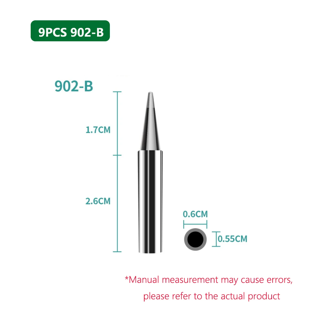 YIHUA 902 Series Soldering Iron Tip for Rapid Heating Internal heating The Soldering Iron Head Is Used For 995D+I Soldering Sta