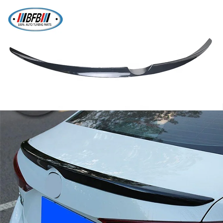 

Пластиковый глянцевый черный задний спойлер на задний багажник, подходит для 6 2013 г.