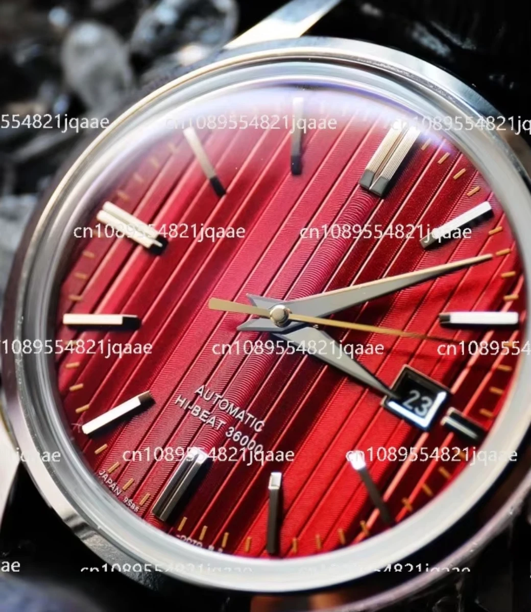 2025 New Custom GS Watch, Bubble Mirror Five-sided Sharpened Needle SBGW231 Waterproof Mechanical Men's Watch, ST1612 Movement