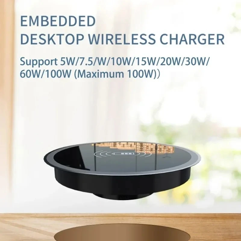 100W Fast Wireless Charger Pad for iPhone 16 15 14 Samsung S25 S24 S23 Xiaomi Huawei Wireless Charging Station Charging Device - náhled 5