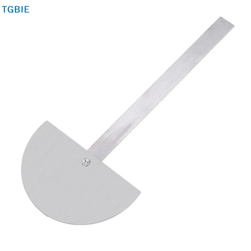 【TL】1Pc Angle Ruler 180 Degree Protractor Metal Angle Finder Goniometer Stainless Steel Woodworking Tools Rotary Measuring Ruler