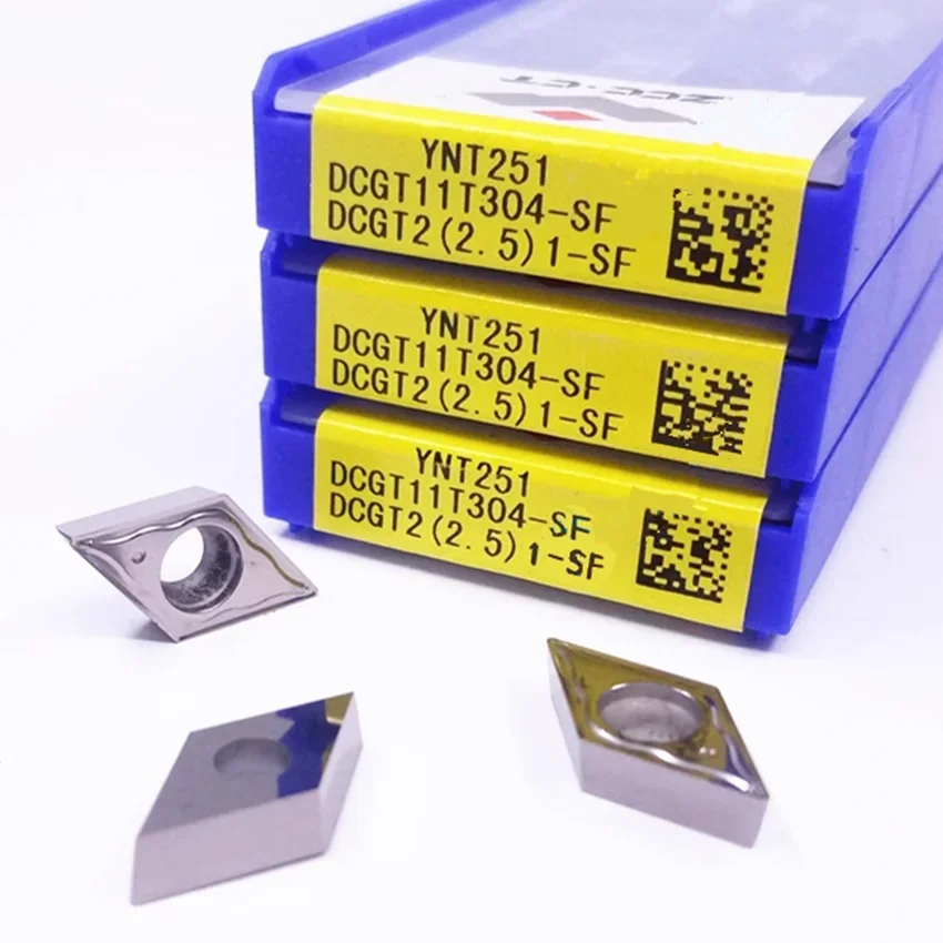 

DCGT11T304-SF YNT251 DCGT11T304-SF DCGT11T304 ZCC.CT Твердосплавные пластины с ЧПУ Токарные пластины 10 шт./кор.