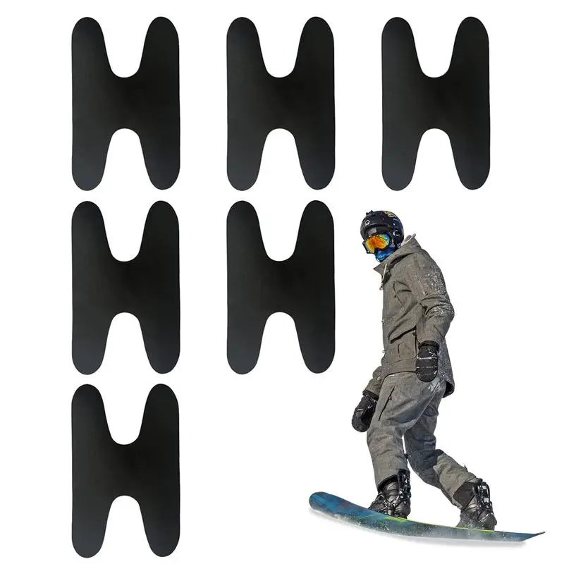 Botas de esqui snowboard almofadas de montagem auto-adesivo botas de esqui inserção protetor 6x bota de esqui montagem espuma tornozelo envoltório almofadas bota de esqui