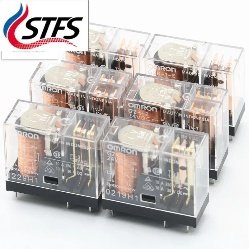 G2R-2- 12VDC G2R-1A-12VDC G2R-1-E-DC24V G2R-1 2 1A 1-E-5V 12V DC24V G2R-2-24VDC Relay Brand new