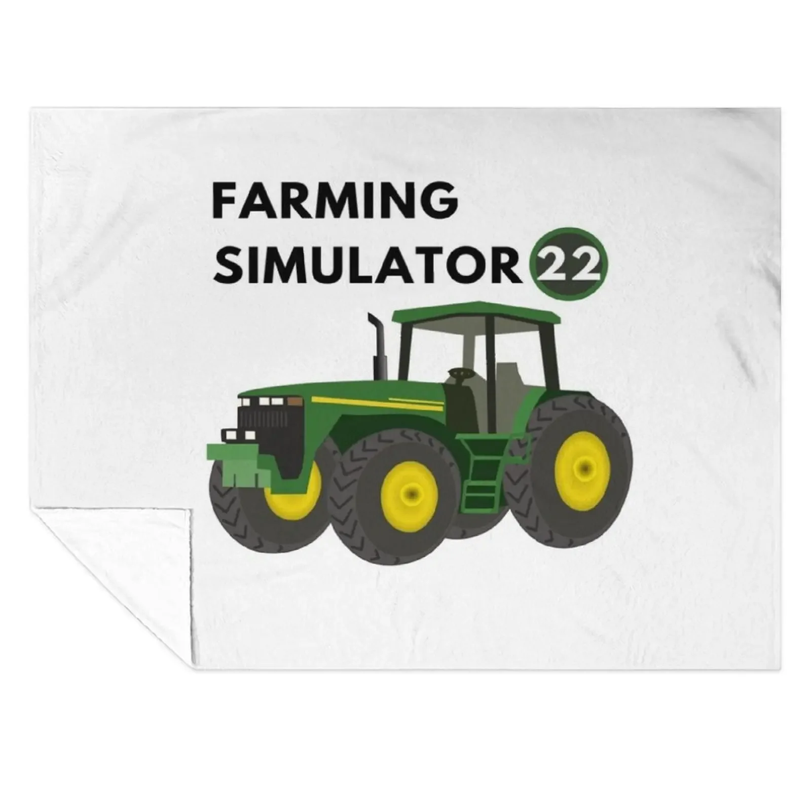 

Farming Simulator Throw Blanket Soft Beds Quilt Plush Camping Blankets