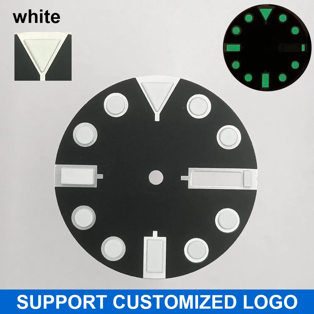 28,5 mm Zifferblatt Leuchtendes Zifferblatt Geeignet für NH-36 Uhrwerk Mechanische Uhr Montage Teile Modifikation Individuelles LOGO/Name – Detail 18