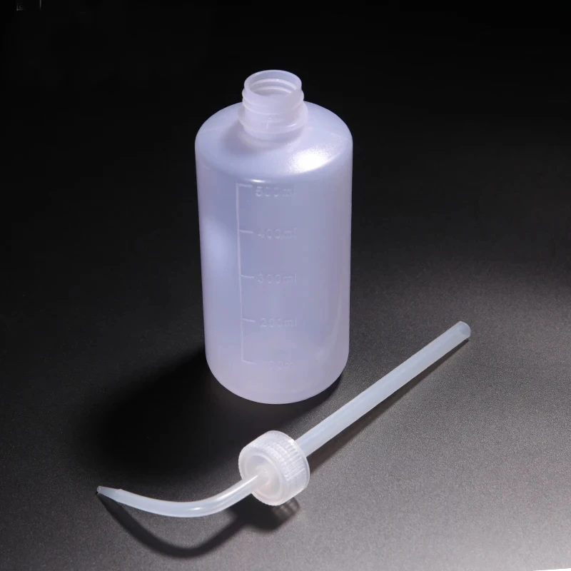 wash bottle plastic blow elbow squeeze Washing bottle   Clear Washing bottle Squeezy Laboratory Measuring Bottle  150ml 10 pcs