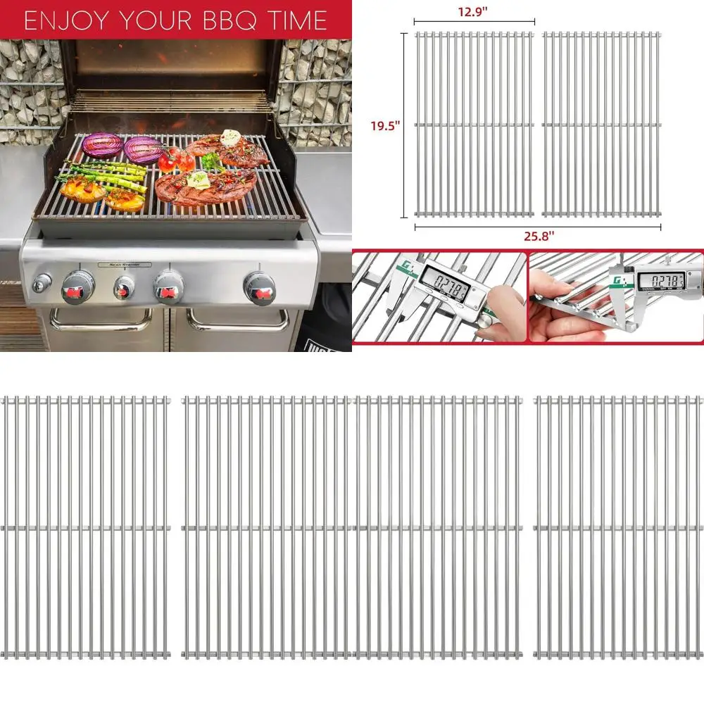 

Замена решеток из нержавеющей стали для решеток Genesis 300 серии, 19,5 решеток для E-310, E-320, E-330, S-310, S-320, S-330, EP-31