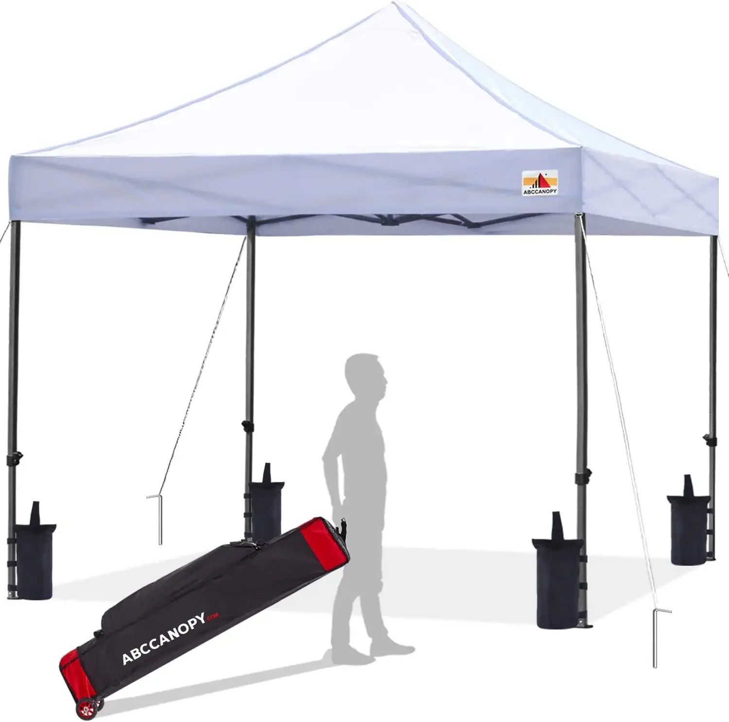 

Patio Pop Up Canopy Tent 10x10 Commercial-Series (White)