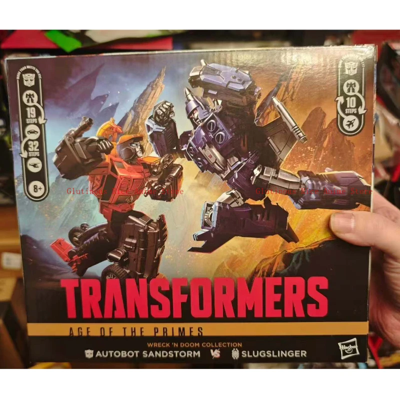

Transformers Sandstorm & Slugslinger Hand Model Action Figures - Children's Movie Character Replicas for Promotional Use